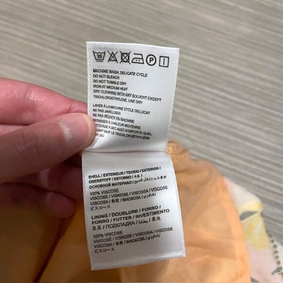 NWT Farm Rio Anthropologie Long Sleeve Button Front Mini Sunflower Dress Large - Picture 14 of 16